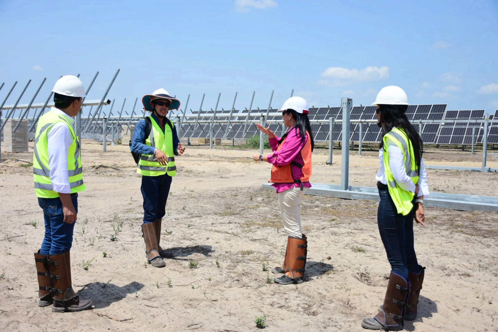 El avance del proyecto solar Guayepo I y II en Ponedera que generara cerca de 1.500 empleos locales