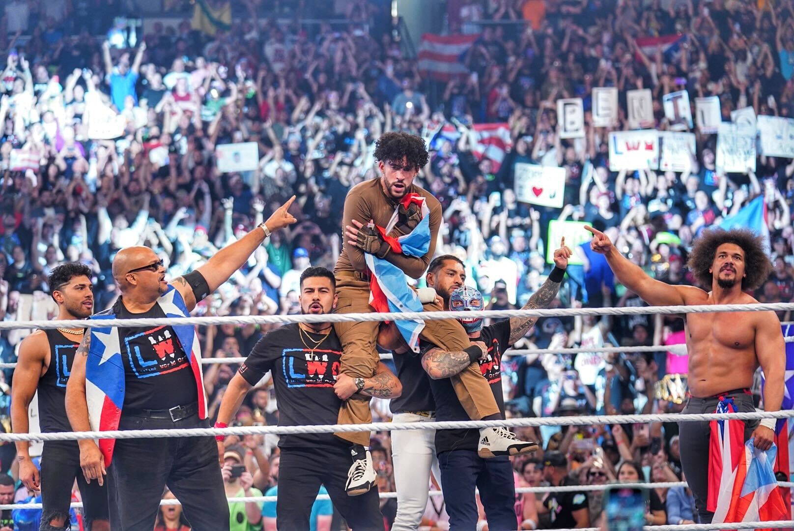 WWE y Bad Bunny conquistan Puerto Rico en el evento Backlash