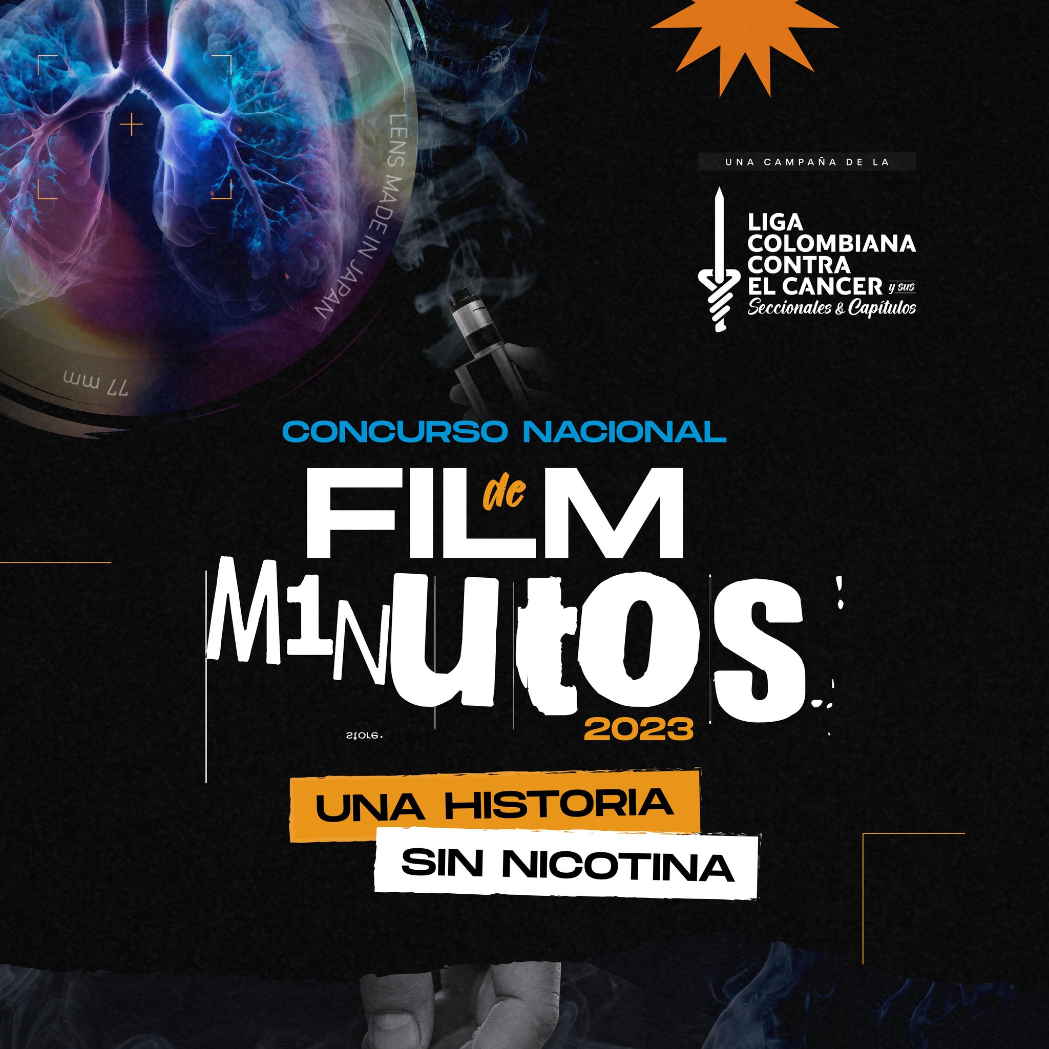 La Liga Colombiana Contra el Cáncer lanza Concurso Nacional de Filminutos ‘Una historia sin nicotina’