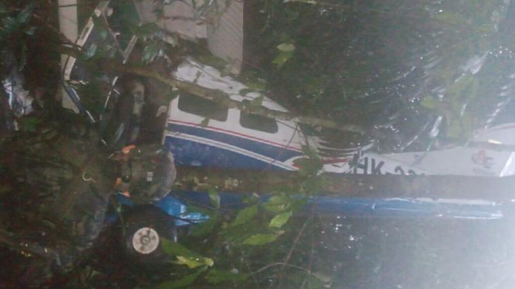 Encuentran entre los departamentos de Guaviare y Caquetá el avión desaparecido y los restos de tres de los ocupantes
