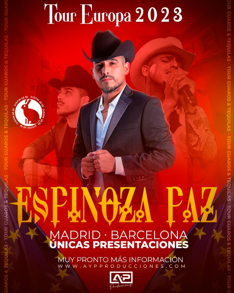 Espinoza Paz iniciará Tour promocional por Europa