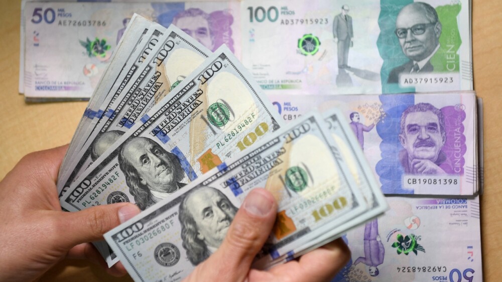 El dólar en Colombia volvió a caer este miércoles por debajo de los $4.700