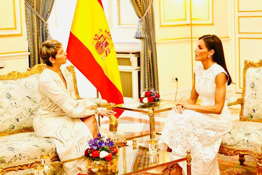 La Reina Letizia de España y la Primera Dama de Colombia se unen en una agenda de cooperación internacional