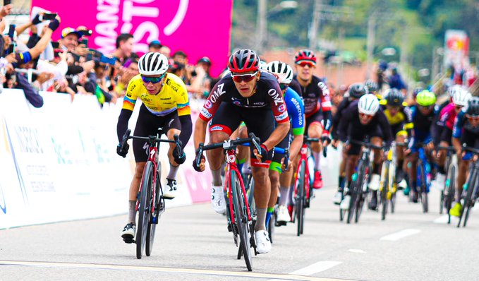 Jonathan Guatibonza se lleva la segunda etapa de la Vuelta a Colombia