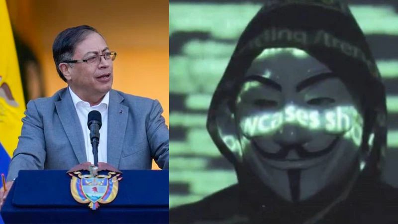 Red de hackers ‘Anonymous’ amenaza al Gobierno de Gustavo Petro