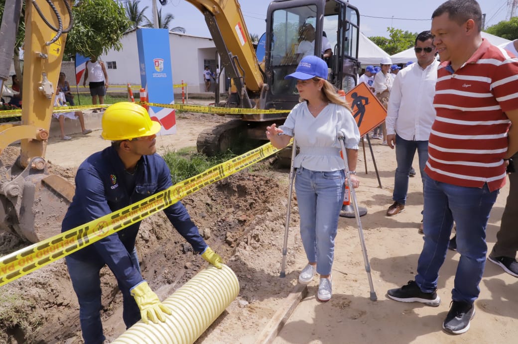 Se inician las obras de alcantarillado con una inversión de 9.400 millones en Palmar de Varela