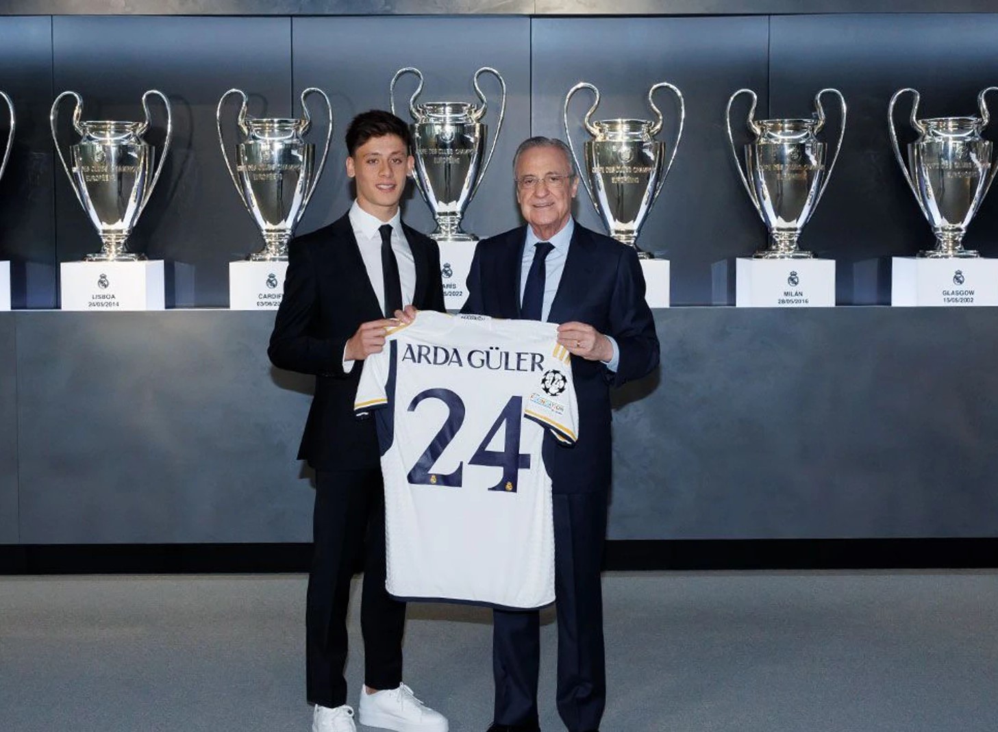 Arda Güler fue presentado como nuevo jugador del Real Madrid