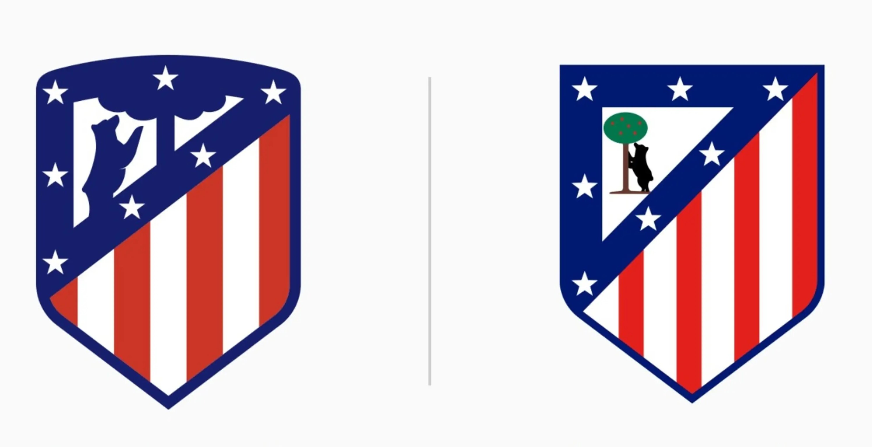 El Atlético de Madrid recuperará su escudo anterior en la temporada 2024-25