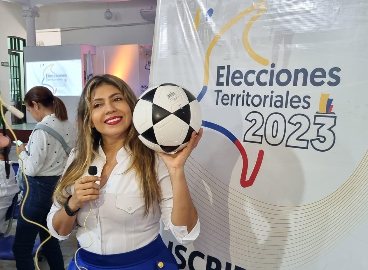 Dina Luz Pardo inscribió su candidatura al concejo de Barranquilla avalada por Cambio Radical