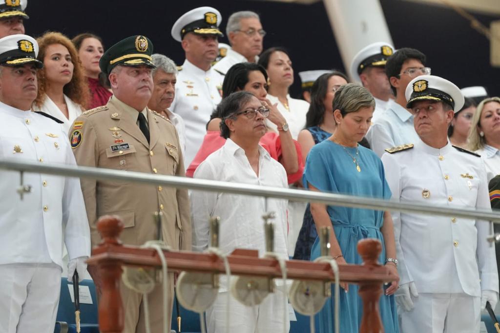 Petro exalta el trabajo científico de la Armada Nacional para que Colombia le ganara el litigio a Nicaragua