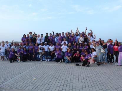 Gran éxito en la actividad ‘Fuerza Púrpura’ para combatir la violencia de género