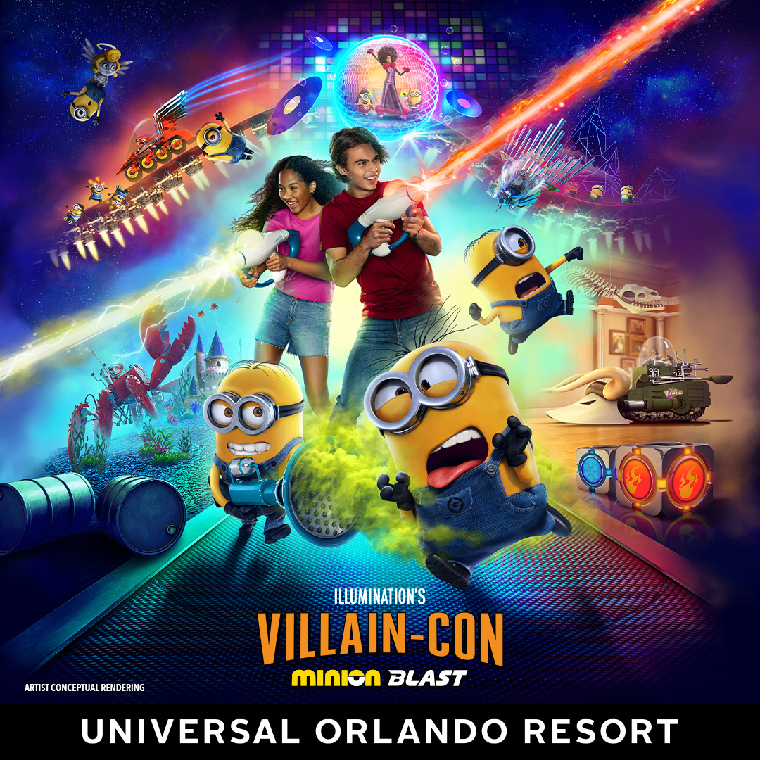 Universal Orlando revela más detalles sobre la nueva atracción Villain-Con Minion Blast