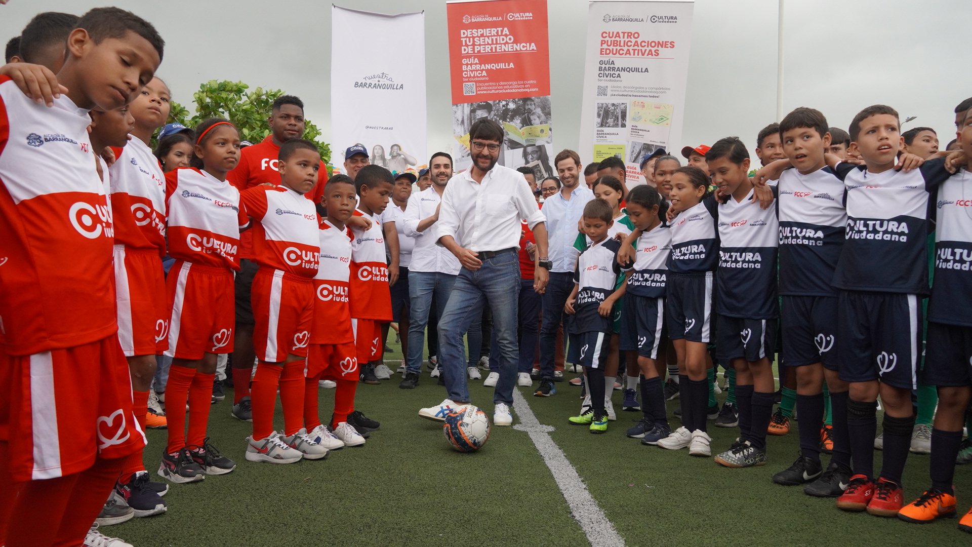 ‘Goles que Construyen Ciudadanía’, proyecto social presentado por el Distrito en alianza con Fútbol con Corazón e iniciativa Nuestra Barranquilla