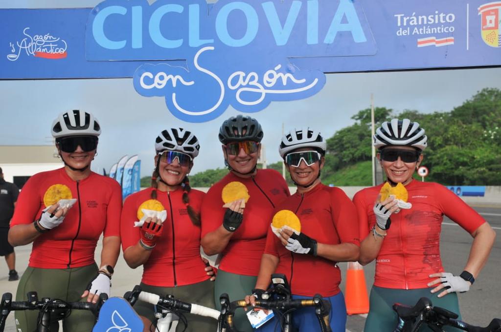 Ciclovía con Sazón: Un encuentro exitoso que combina tradición y ciclismo en el Atlántico