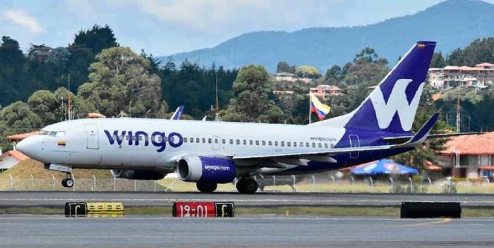 Wingo bajo costo y reanudará vuelos entre Colombia y Venezuela