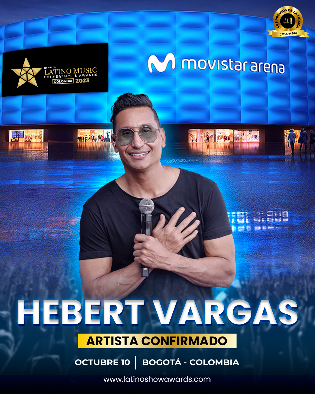 Hebert Vargas la súper estrella del género vallenato recibirá reconocimiento en Latino Music Awards 2023