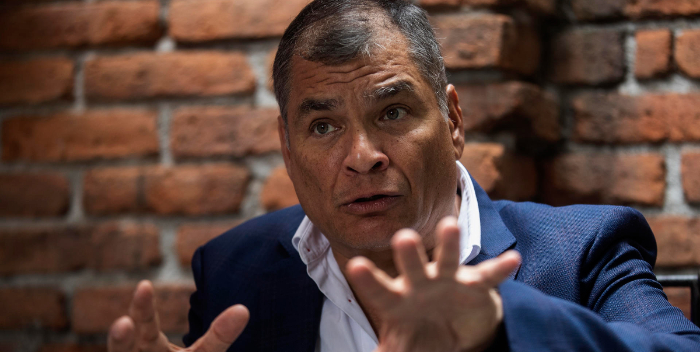 Expresidente Rafael Correa dice que Ecuador cosecha lo que sembró y llama a Noboa «impreparado»
