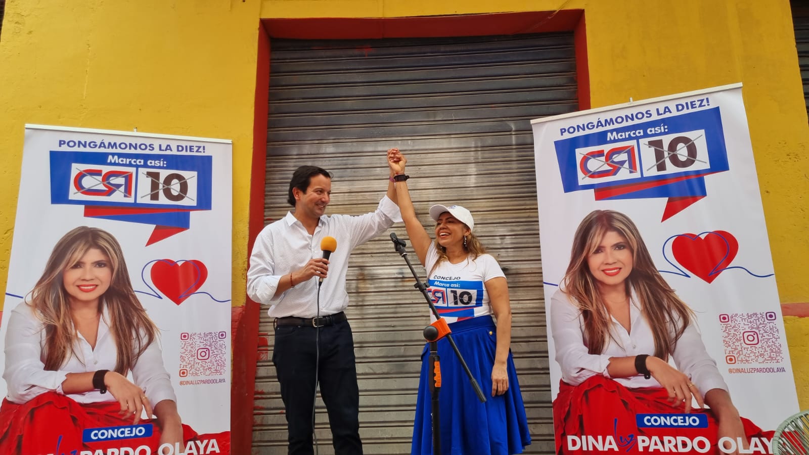 Senador David Luna Respalda a la candidatura de Dina Luz Pardo al Concejo