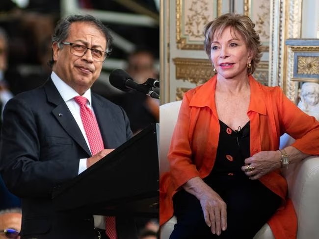 El presidente Petro confunde a la hija de Salvador Allende con la escritora Isabel Allende
