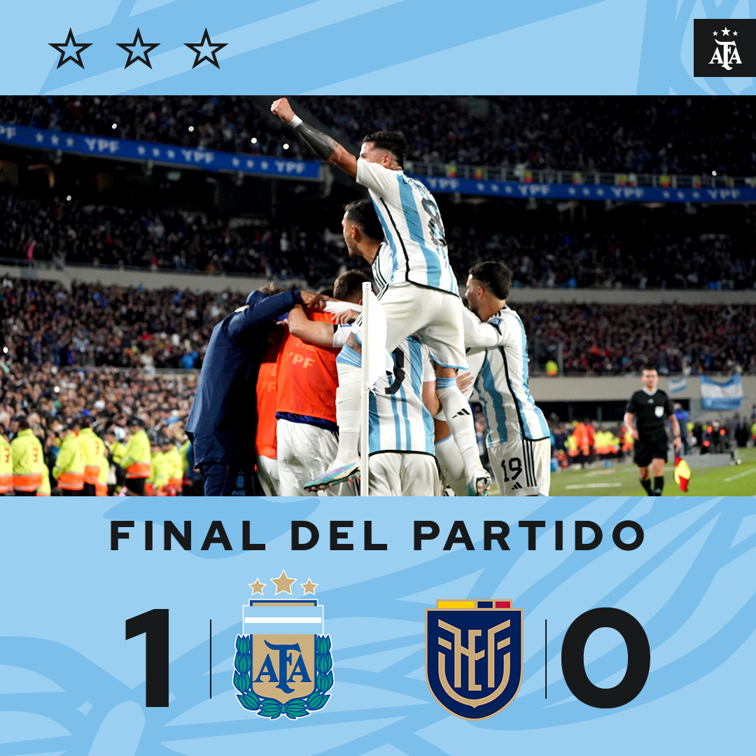 ¡Con gol de Messi! Argentina vuelve a ganar