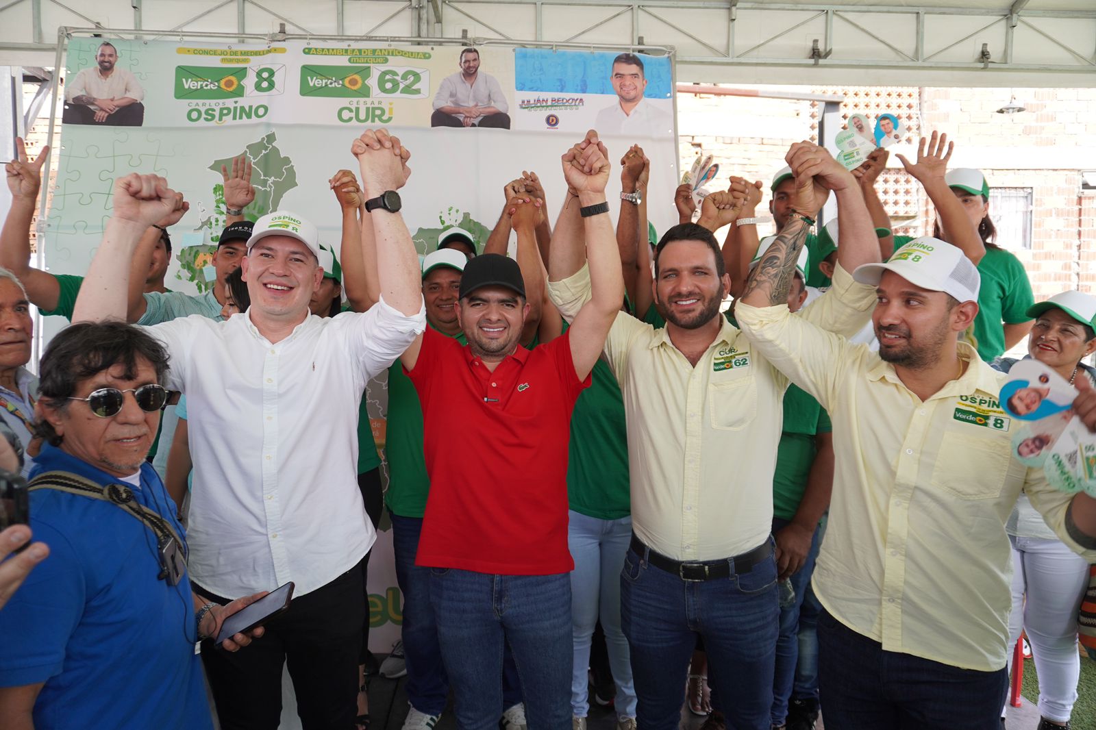 ¡Es un hecho! Mayorías del Partido Verde en el Distrito de Medellín y Antioquia, están con Julián Bedoya!
