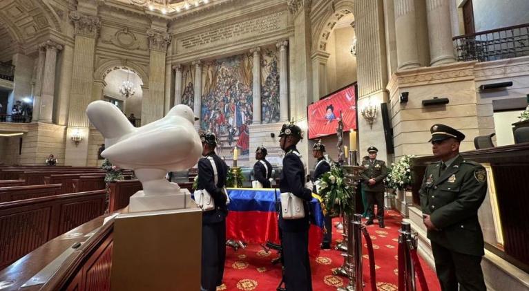 «La paloma de la paz» estará con el féretro del Maestro Fernando Botero en homenajes en Capitolio