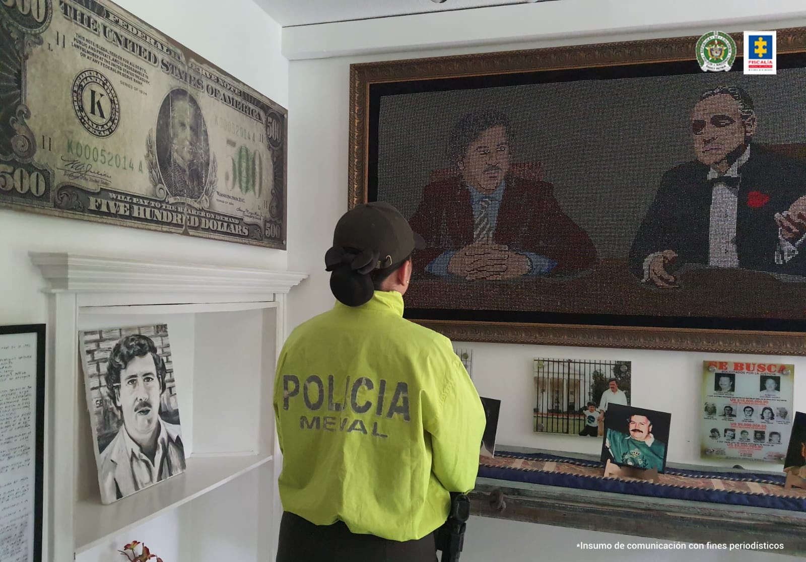 Fiscalía General de la Nación, con fin de extinción de dominio interviene bienes de Pablo Escobar