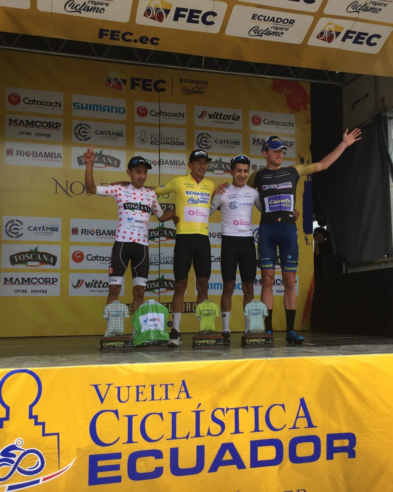 Robinson Chalapud logra su segundo título consecutivo en la Vuelta a Ecuador