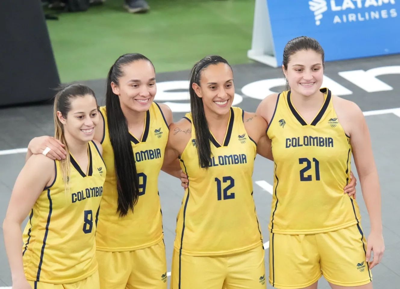 Colombia logra la medalla de plata en Baloncesto 3×3 femenino en Santiago 2023