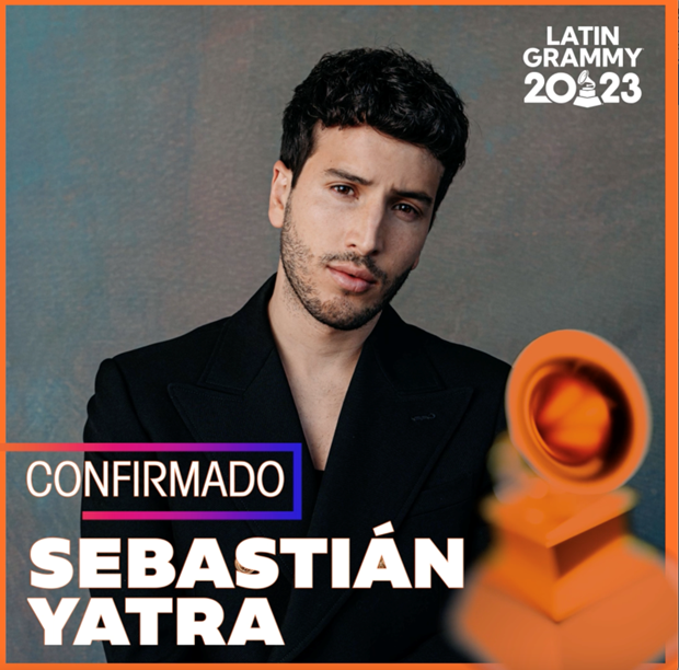 Sebastián Yatra confirmado como Latin Grammy Host
