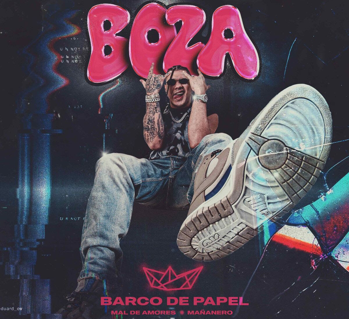 Boza muestra sus cicatrices de amor en su nuevo sencillo “Barco de papel”