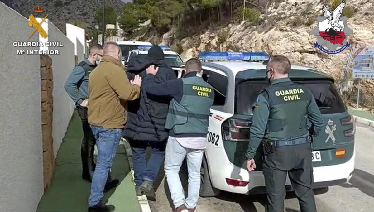 La Policía española detiene a cinco colombianos por tráfico de droga