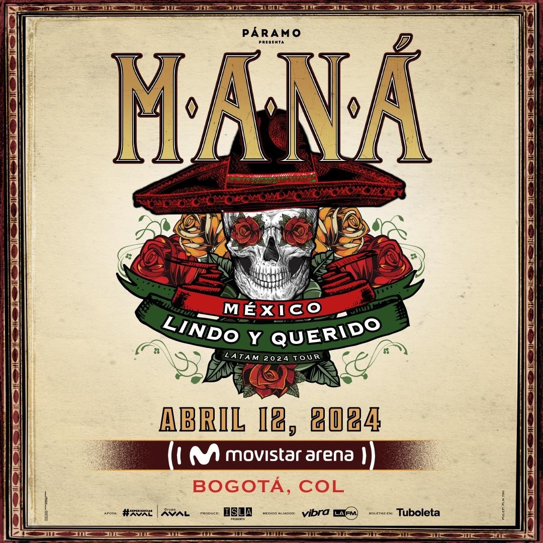 Maná regresa a Colombia con “MÉXICO LINDO Y QUERIDO” TOUR