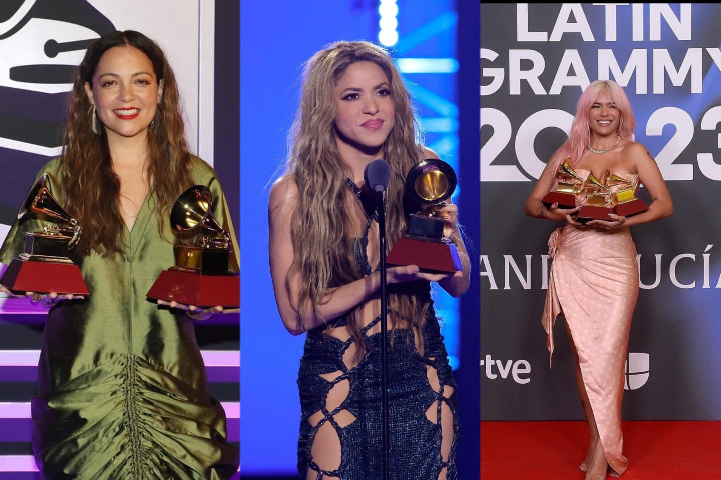 Los Latin Grammy más españoles coronan a Lafourcade, Shakira, Karol G, Bizarrap y Barrera