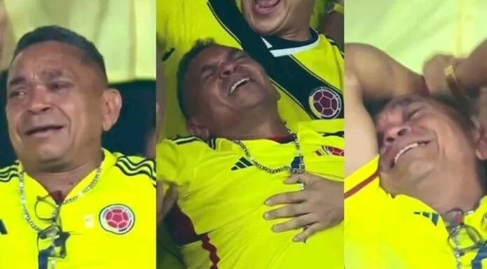 El padre de Luis Díaz celebra con lágrimas los dos goles de su hijo ante Brasil