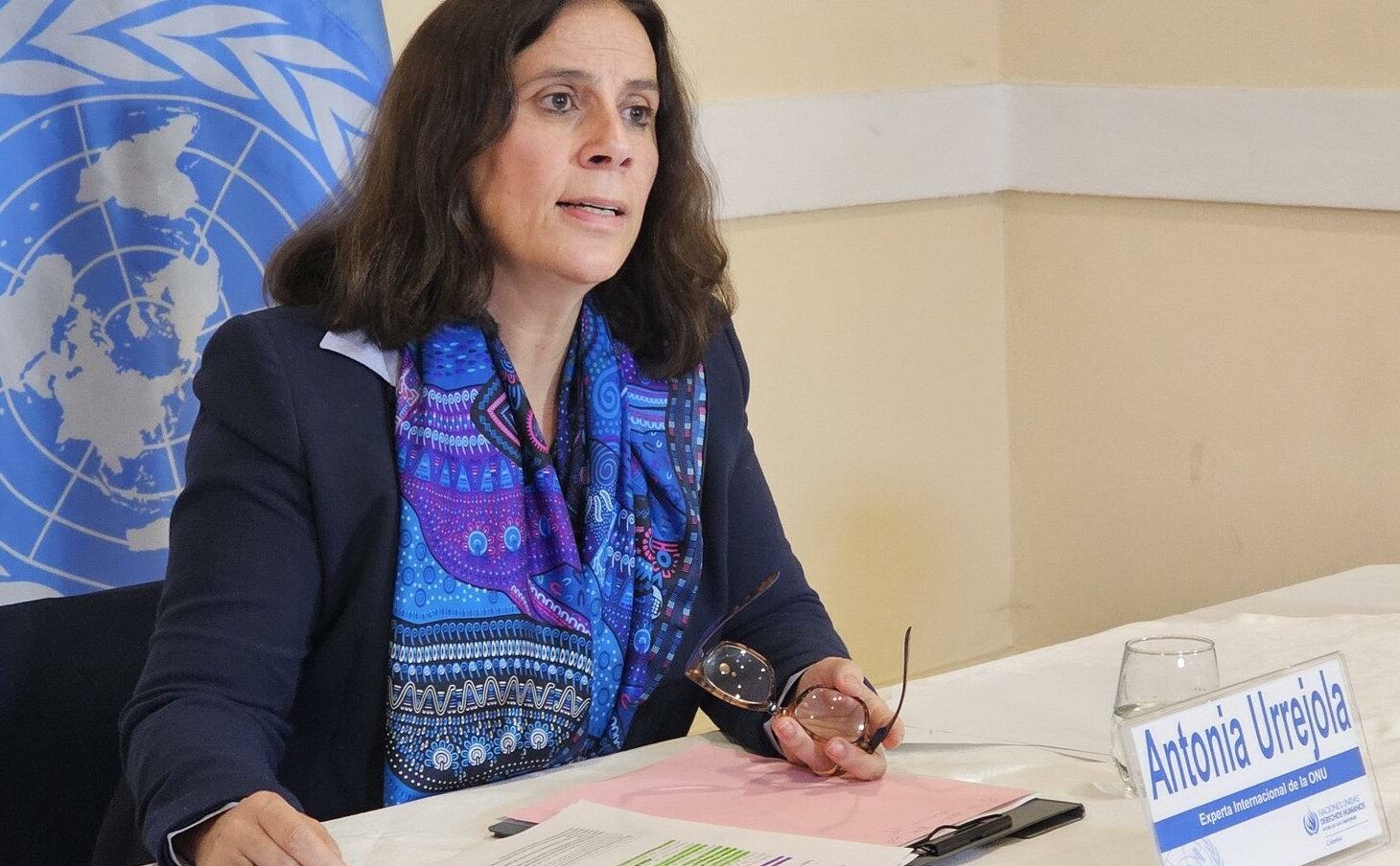 Antonia Urrejola experta de la ONU advierte de «nuevas violencias» en el camino de Colombia hacia la paz