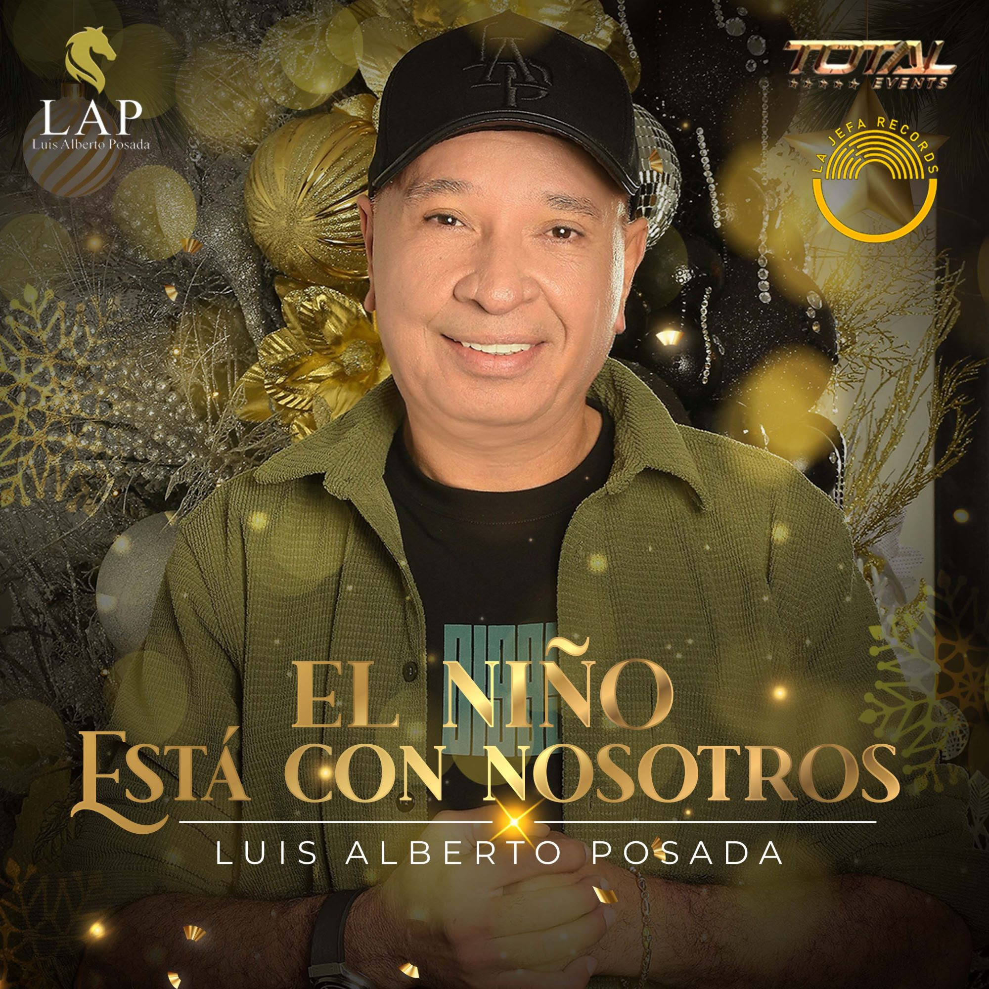 Luis Alberto Posada presenta por primera vez una canción navideña:»El Niño Está Con Nosotros»