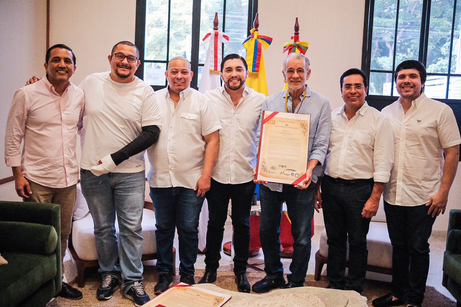 Concejo de Barranquilla hace reconocimiento a Eduardo Verano por su labor en la capital y el departamento del Atlántico