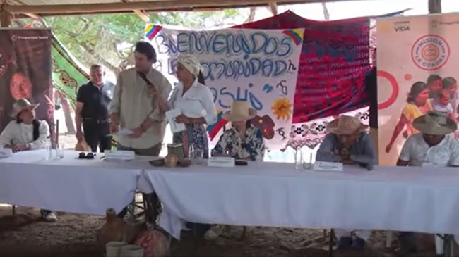 Gobierno y Grupo Aval firman alianza por el bienestar de indígenas La Guajira