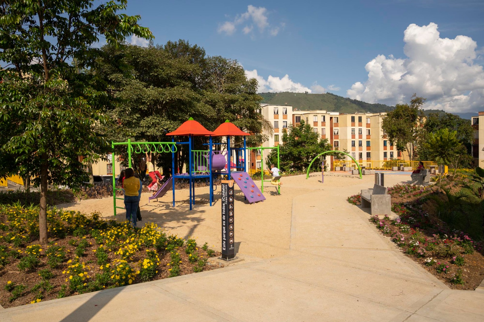 Cuatro parques fueron renovados en San Antonio de Prado gracias a Presupuesto Participativo