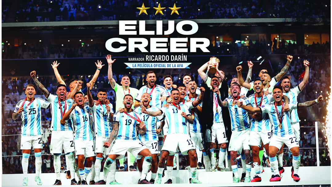 “Elijo Creer”, documental que trae relatos de Messi y otros sobre último Mundial conseguido por Argentina