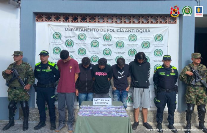 A la cárcel presuntos responsables de extorsionar un hombre en Guarne (Antioquia)
