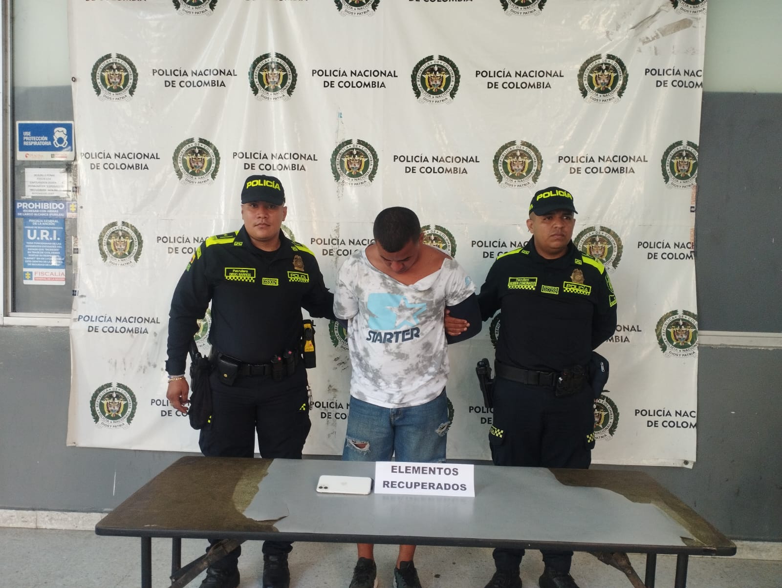 3 personas capturadas por hurto y porte ilegal de armas de fuego en Barranquilla