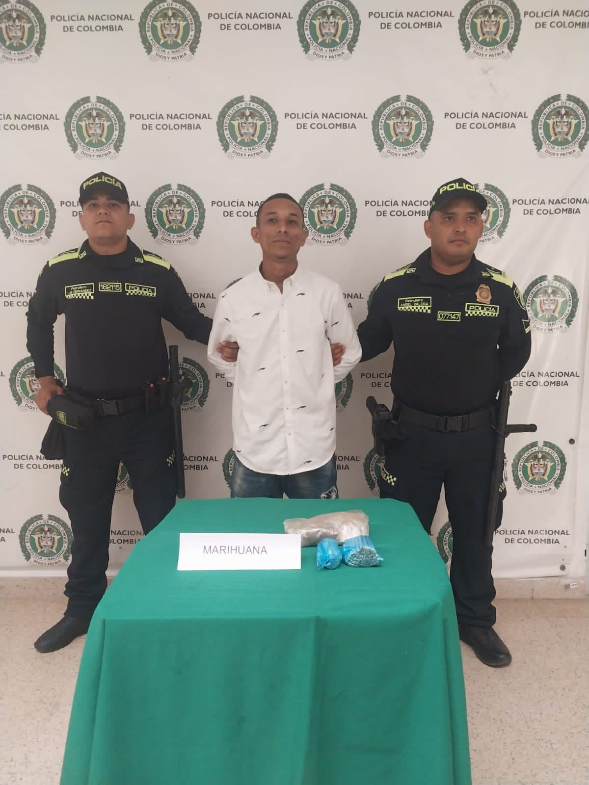 En el Municipio de Galapa, capturada una persona por el delito de tráfico, fabricación y porte de estupefacientes