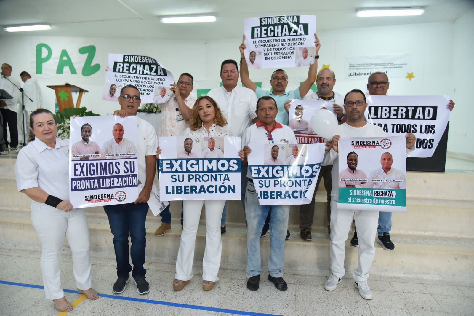 ¡Libérenlos Ya! SENA Atlántico clama por la liberación de Blyderson Arboleda y del registrador delegado del Chocó