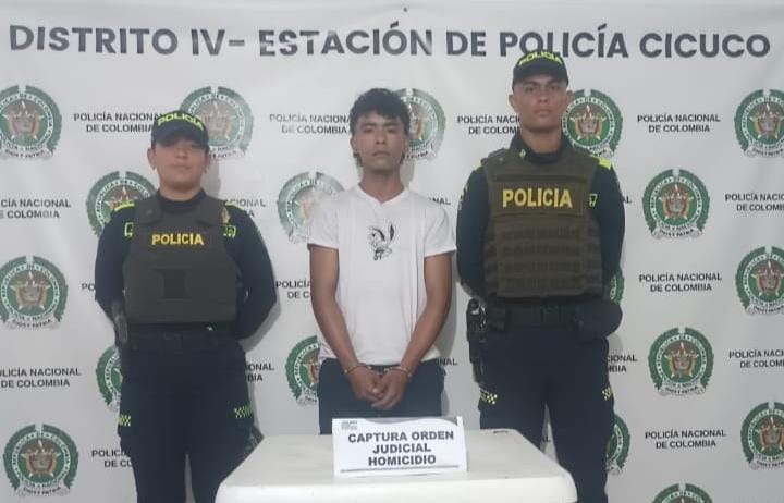 Policía captura en Cicuco- Bolívar a presunto homicida de un líder social en Caquetá