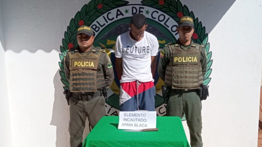 A prisión presunto delincuente que hirió a víctima durante atraco en La Loma, Cesar