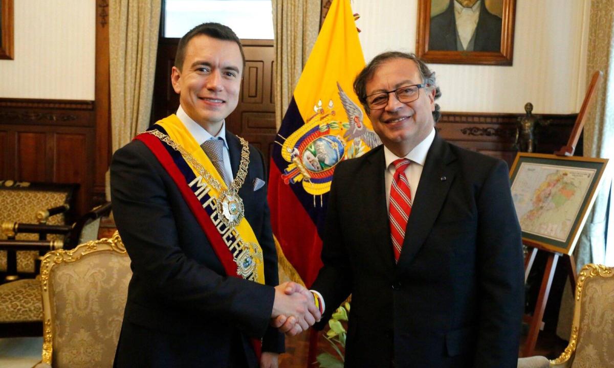 El presidente Petro ofrece apoyo al Gobierno de Noboa tras los hechos de violencia en Ecuador