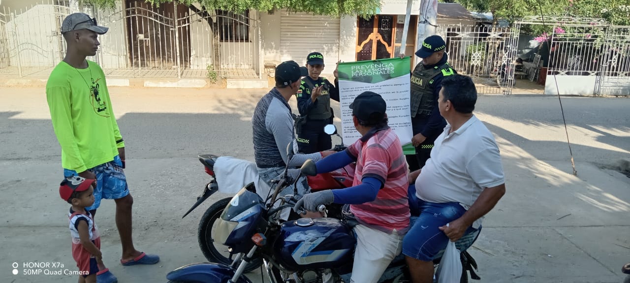 Estos son los tips que da la Policía Nacional en Bolívar para evitar que le roben la motocicleta