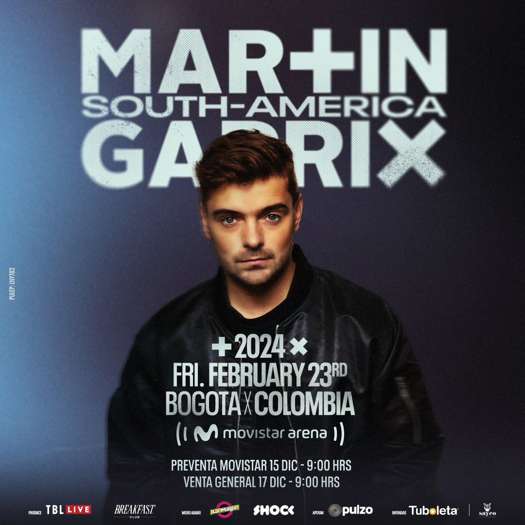 ¡Por primera vez en Colombia! Martin Garrix en concierto